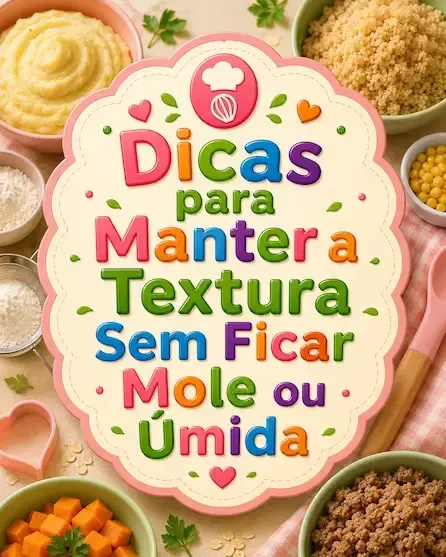 Dicas para Manter a Textura Sem Ficar Mole ou Úmida