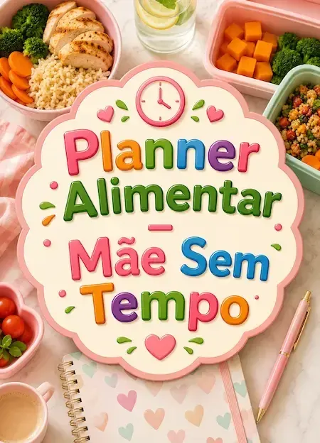 Planner Alimentar – Mãe Sem Tempo